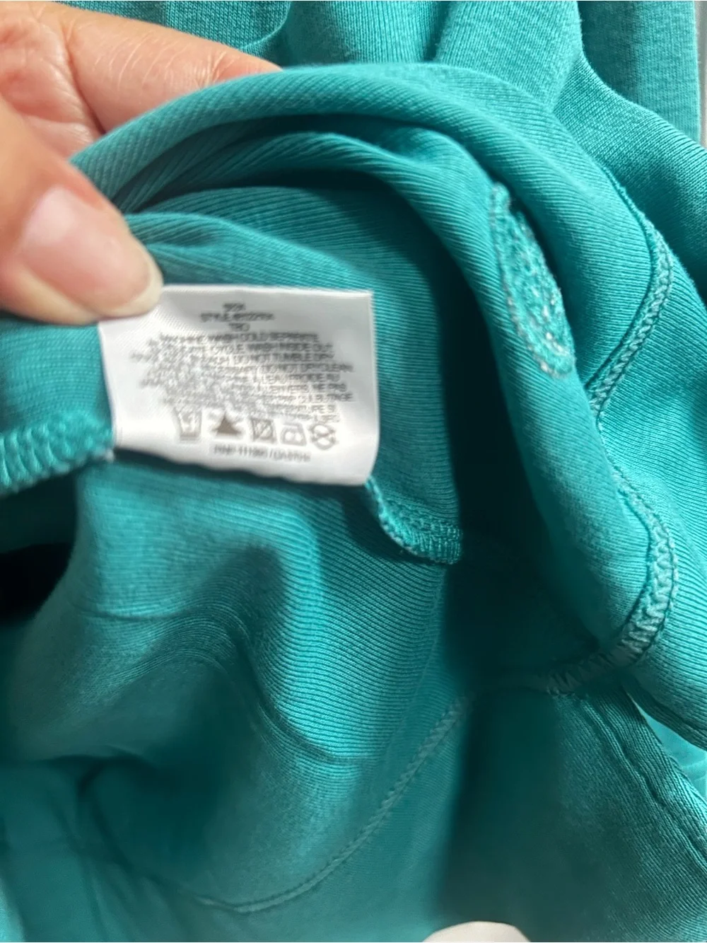 Tory Burch Teal 3/4 Sleeves Polo Top - Sz M- new
